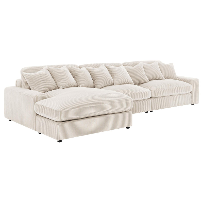 Blaine Upholstered Reversible Chaise Sectional Sofa - Ace Furniture and Decor