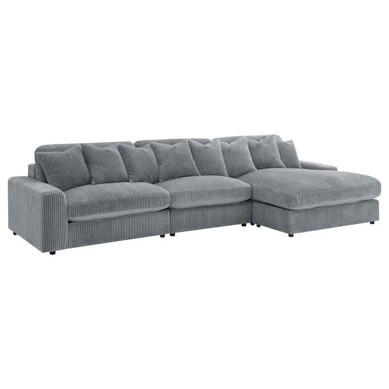 Blaine Upholstered Reversible Chaise Sectional Sofa - Ace Furniture and Decor