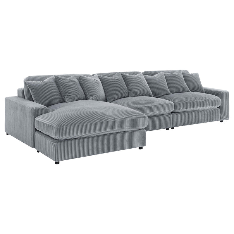 Blaine Upholstered Reversible Chaise Sectional Sofa - Ace Furniture and Decor