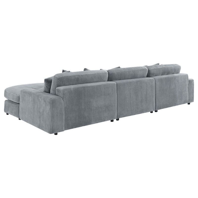 Blaine Upholstered Reversible Chaise Sectional Sofa - Ace Furniture and Decor
