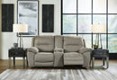 Next-Gen Gaucho Reclining Loveseat with Console - Ace Furniture and Decor