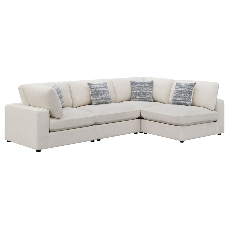 Serene 4 Pc Sectional Beige - Ace Furniture and Decor