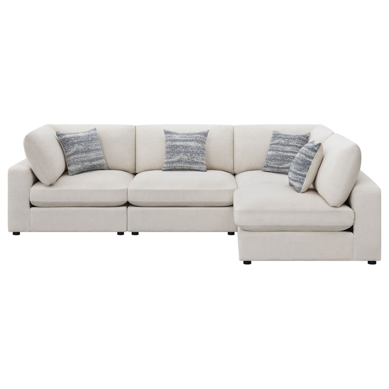 Serene 4 Pc Sectional Beige - Ace Furniture and Decor