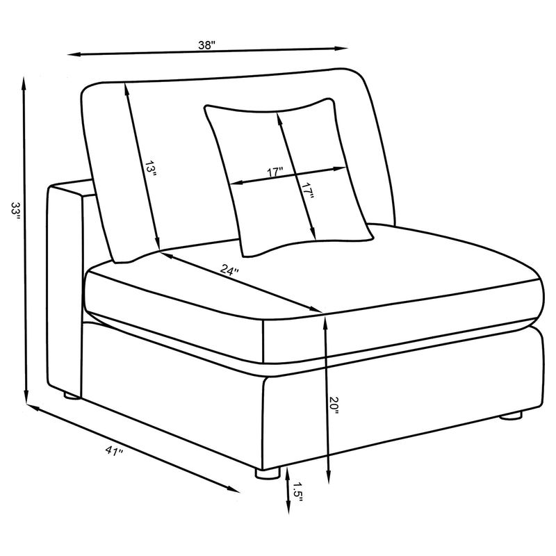 Serene 4 Pc Sectional Beige - Ace Furniture and Decor