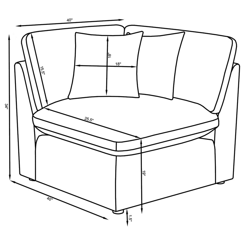 Hobson Seating Sectionals - Ace Furniture and Decor