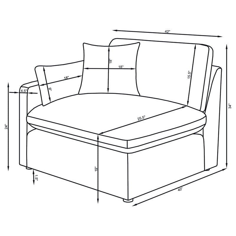 Hobson Seating Sectionals - Ace Furniture and Decor