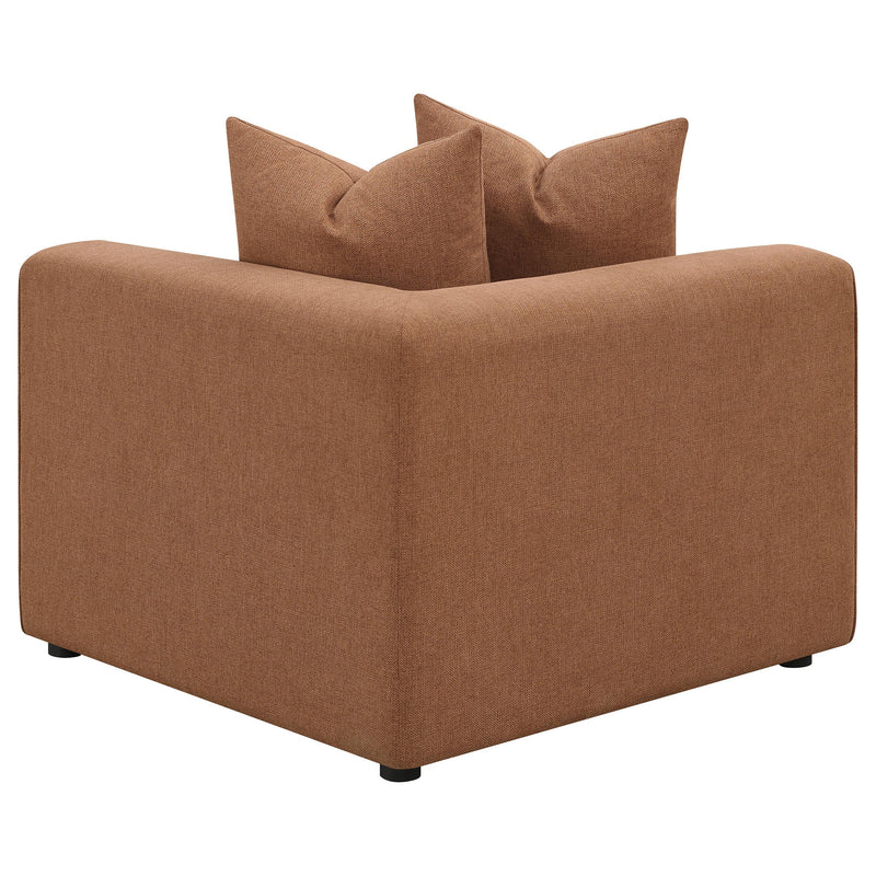 Jennifer Upholstered Corner Chair - Ace Furniture and Decor