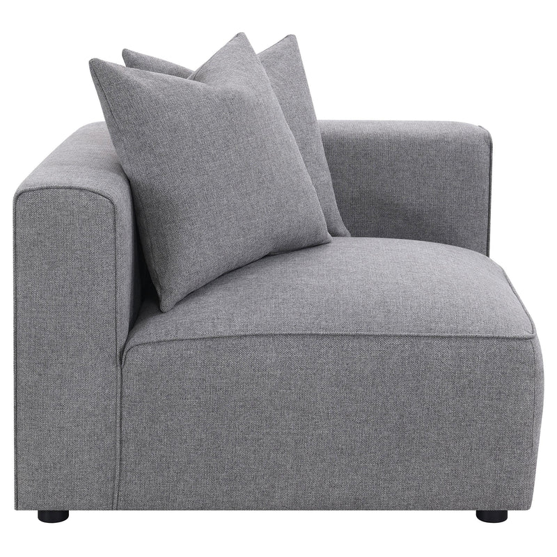 Jennifer Upholstered Corner Chair - Ace Furniture and Decor