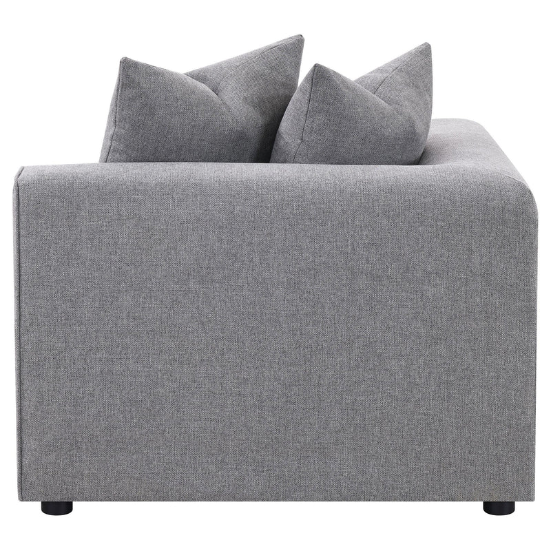 Jennifer Upholstered Corner Chair - Ace Furniture and Decor