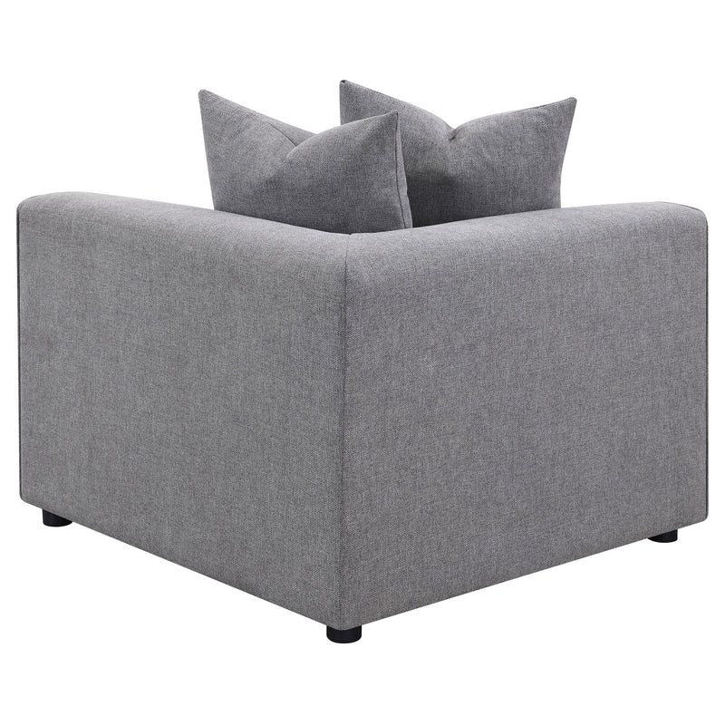 Jennifer Upholstered Corner Chair - Ace Furniture and Decor