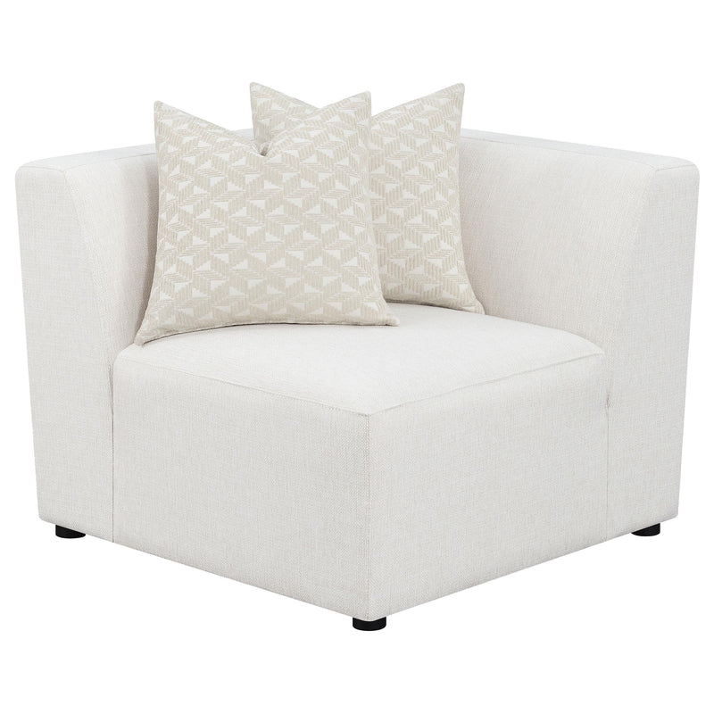 Freddie Upholstered Corner Chair Pearl - Ace Furniture and Decor