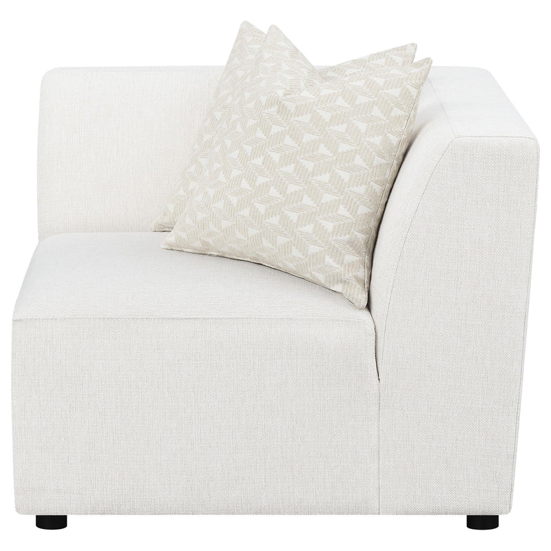 Freddie Upholstered Corner Chair Pearl - Ace Furniture and Decor