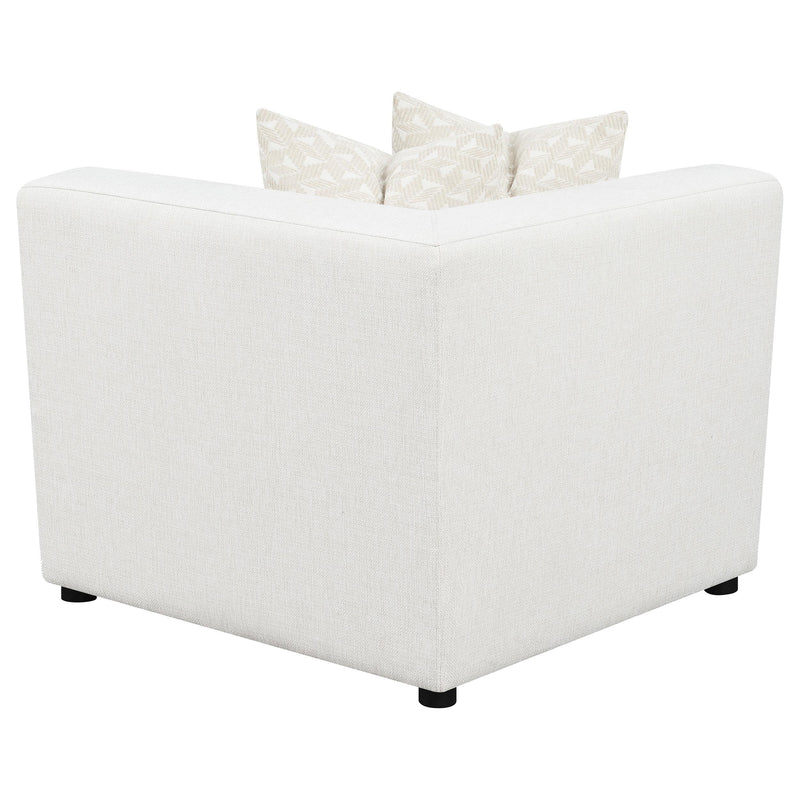Freddie Upholstered Corner Chair Pearl - Ace Furniture and Decor