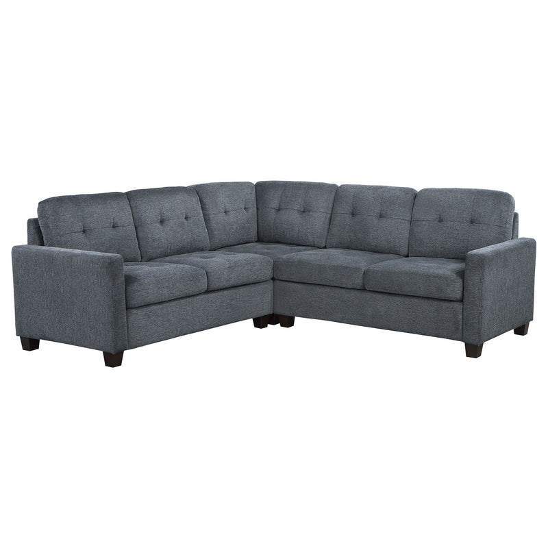 Georgina 5 Pc Stationary Sectionals Grey - Ace Furniture and Decor