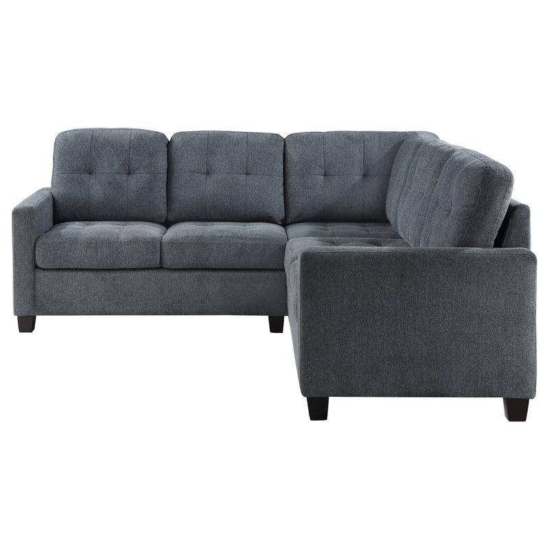 Georgina 5 Pc Stationary Sectionals Grey - Ace Furniture and Decor