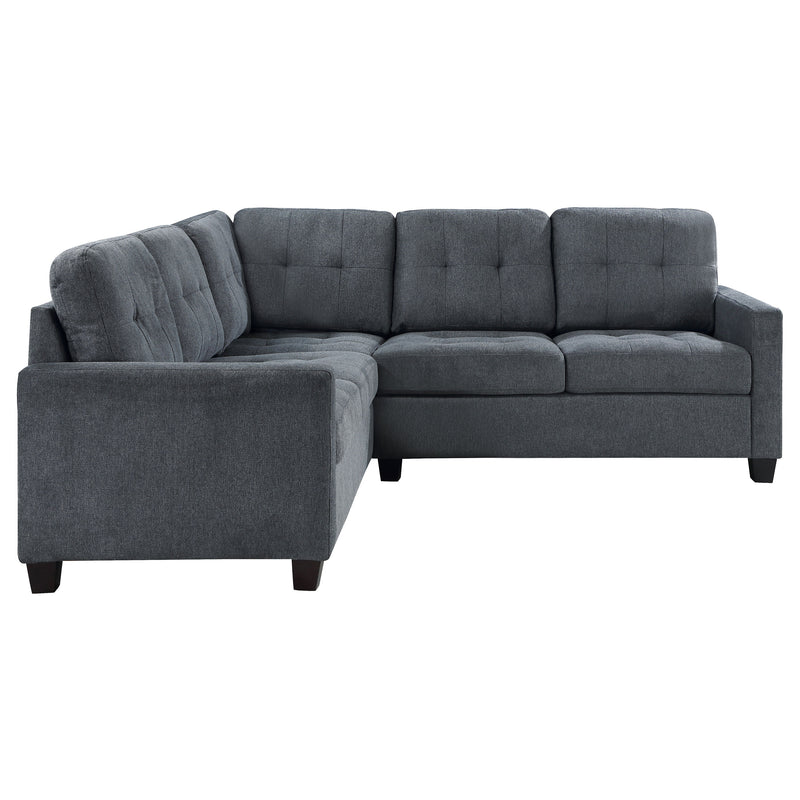 Georgina 5 Pc Stationary Sectionals Grey - Ace Furniture and Decor