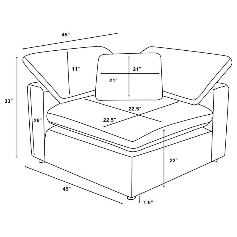 Raleigh Modular Sectionals - Ace Furniture and Decor