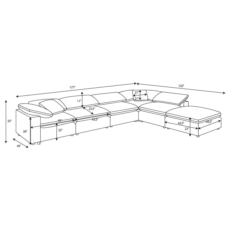 Raleigh Modular Sectionals - Ace Furniture and Decor