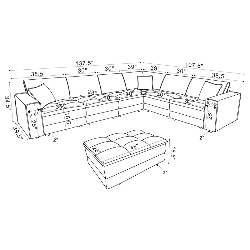 Atlantic Modular Sectionals - Ace Furniture and Decor