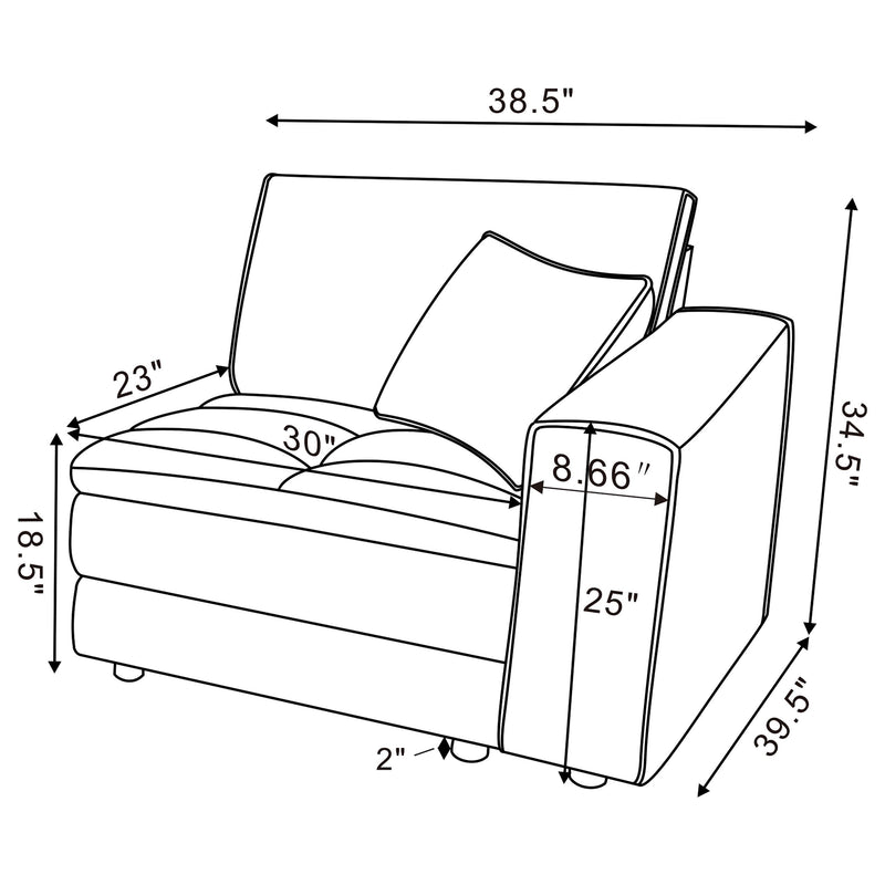 Atlantic Side Chair Sectionals - Ace Furniture and Decor
