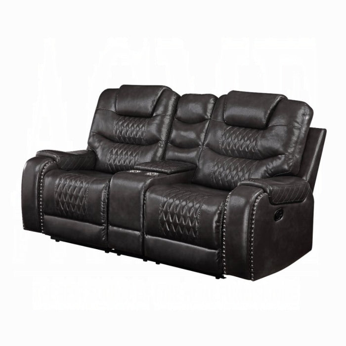 Braylon Motion Loveseat With Console - Ace Furniture and Decor