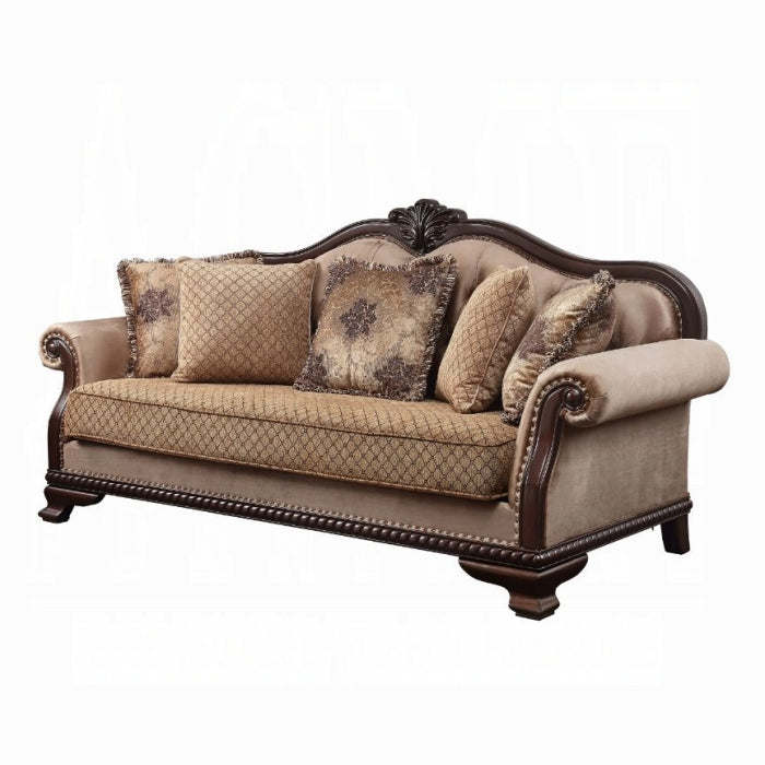 Chateau De Ville Sofa With 5 Pillows - Ace Furniture and Decor