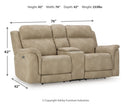 Next-Gen DuraPella Power Reclining Loveseat with Console - Ace Furniture and Decor