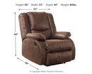 Bladewood Recliner - Ace Furniture and Decor