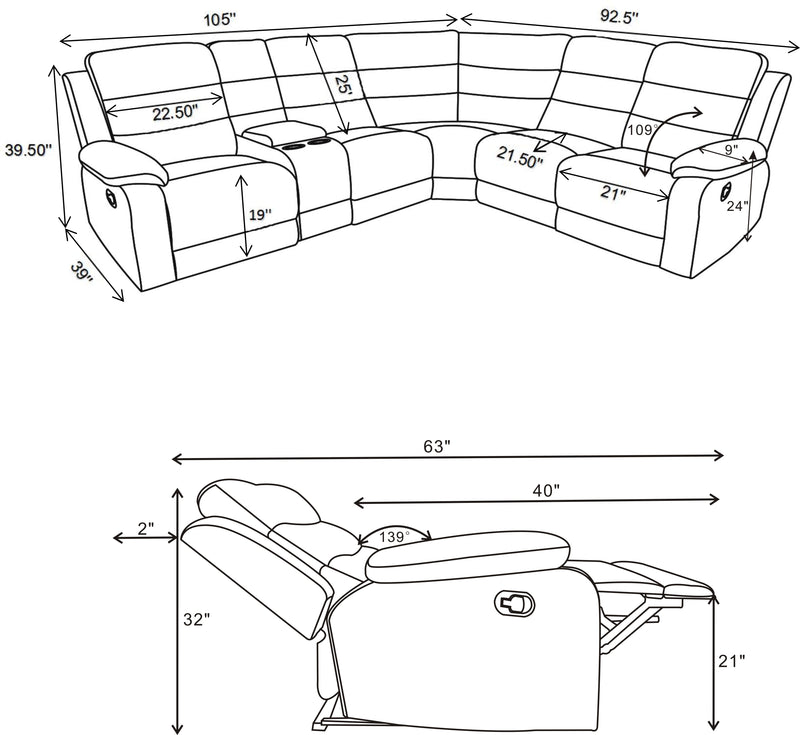 David Sectionals - Ace Furniture and Decor