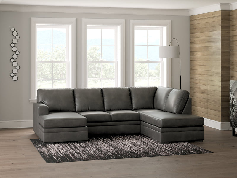 Lofton-Pike Sectional with Chaise - Ace Furniture and Decor