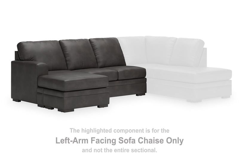 Lofton-Pike Sectional with Chaise - Ace Furniture and Decor