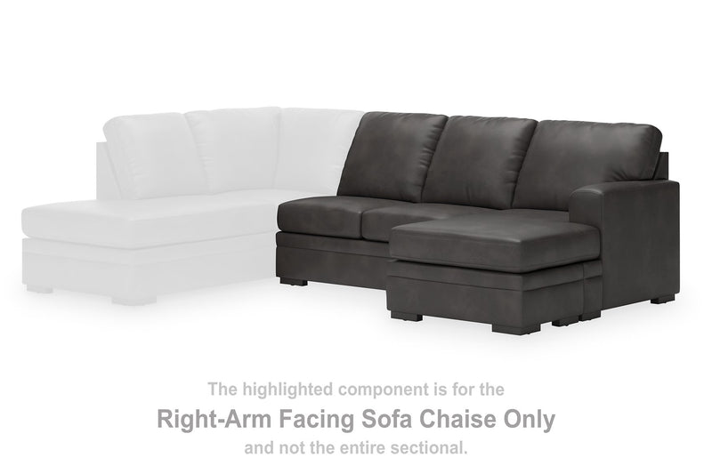 Lofton-Pike Sectional with Chaise - Ace Furniture and Decor