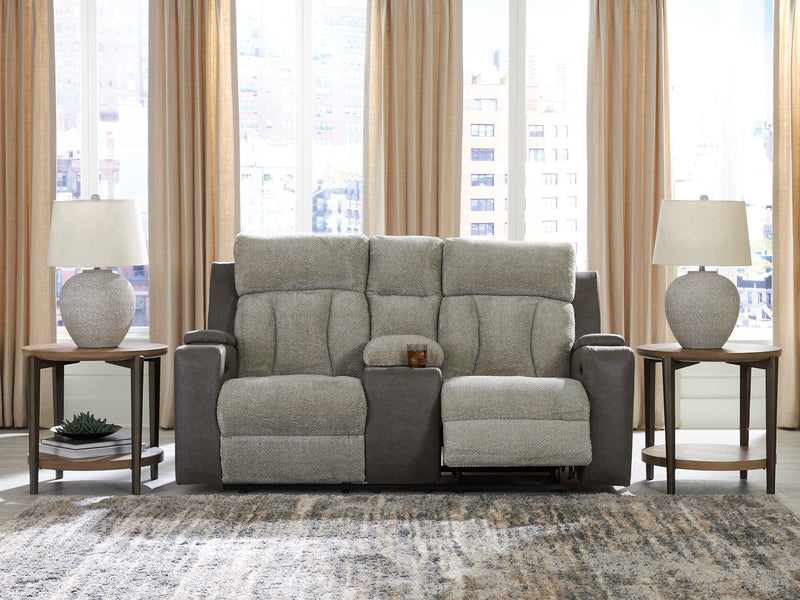 WhipLash Power Reclining Loveseat with Console - Ace Furniture and Decor