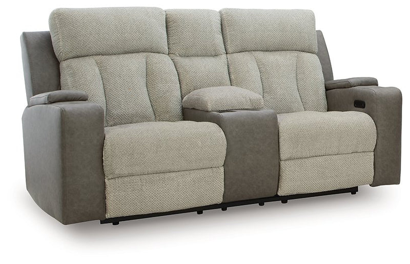 WhipLash Power Reclining Loveseat with Console - Ace Furniture and Decor