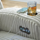 Forest Lake Power Reclining Loveseat with Console - Ace Furniture and Decor