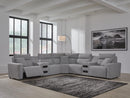Modmax II Power Reclining Sectional with Audio Consoles - Ace Furniture and Decor