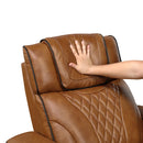 Apex Power Double Reclining Sofa With Center Drop-Down Cup Holders
