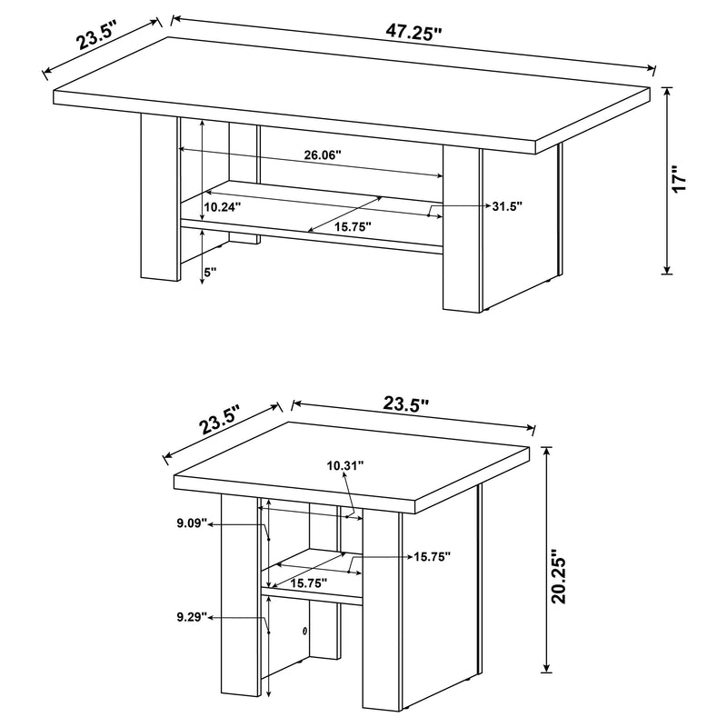 Rodez Coffee Table Set