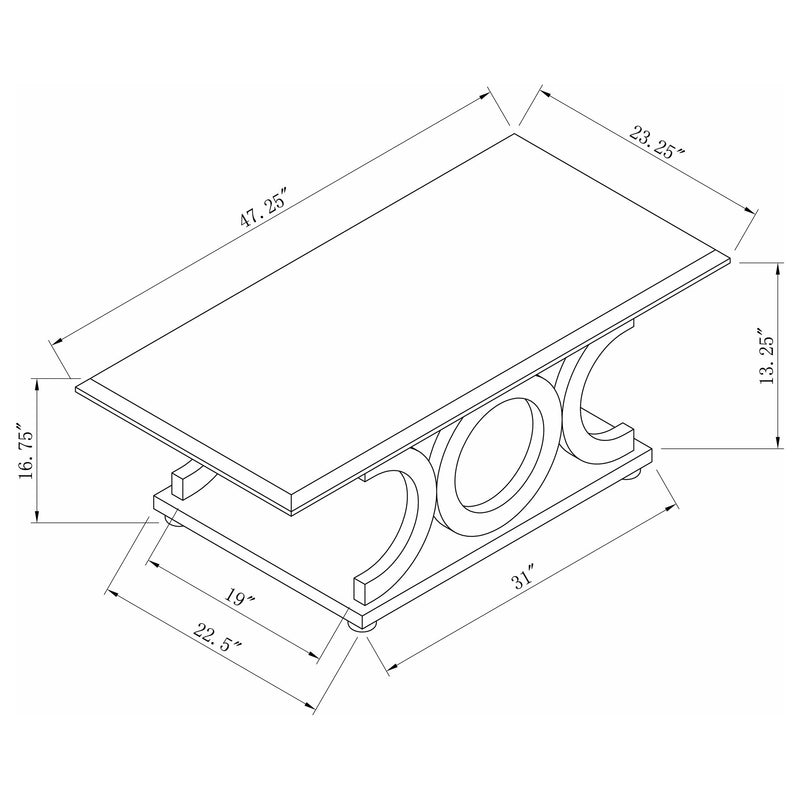 Shelly Coffee Table Sets - Ace Furniture and Decor