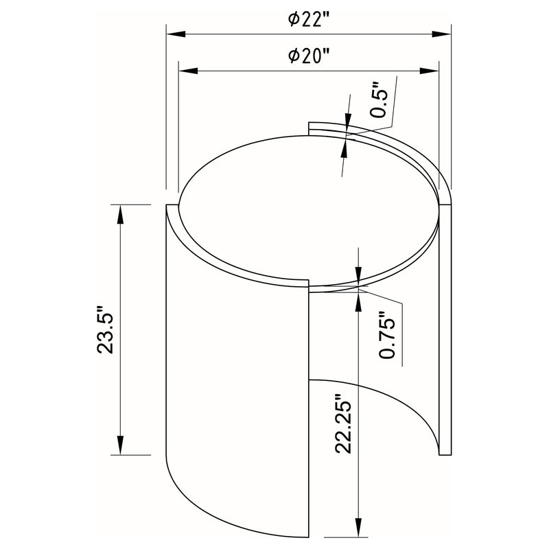 Gladstone End & Side Tables - Ace Furniture and Decor