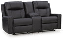 Mackmenville Reclining Loveseat with Console - Ace Furniture and Decor