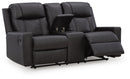 Mackmenville Reclining Loveseat with Console - Ace Furniture and Decor