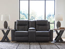 Mackmenville Reclining Loveseat with Console - Ace Furniture and Decor