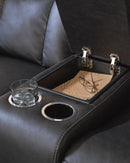 Mackmenville Reclining Loveseat with Console - Ace Furniture and Decor