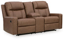 Mackmenville Reclining Loveseat with Console - Ace Furniture and Decor