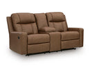 Mackmenville Reclining Loveseat with Console - Ace Furniture and Decor
