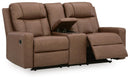 Mackmenville Reclining Loveseat with Console - Ace Furniture and Decor