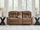 Mackmenville Reclining Loveseat with Console - Ace Furniture and Decor