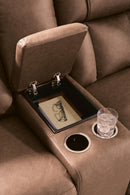 Mackmenville Reclining Loveseat with Console - Ace Furniture and Decor