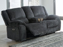 Draycoll Power Reclining Loveseat with Console - Ace Furniture and Decor